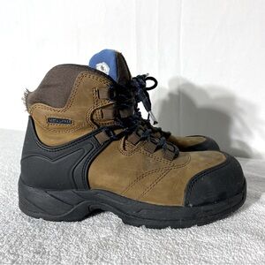 Kodiak Tan Black Waterproof Lace Up Metal Free Safety Boots Work Boots 8